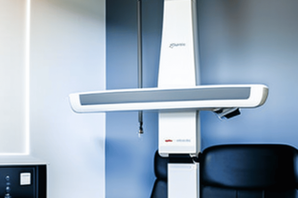 a dental X-ray machine in a dental clinic